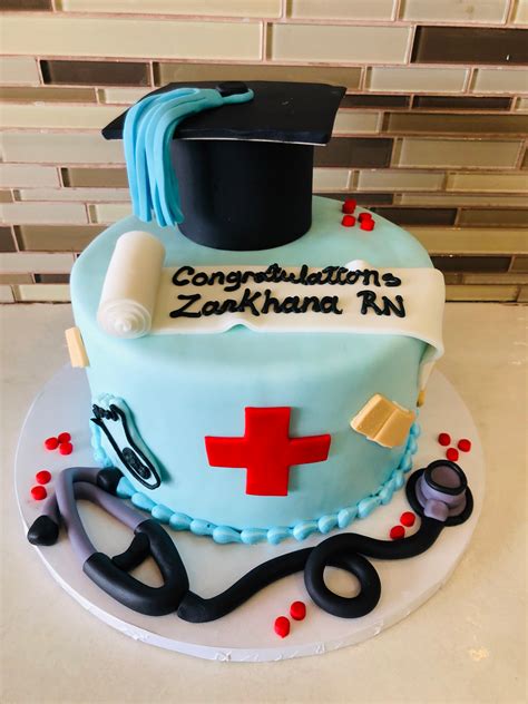Doctor Graduation Fondant Birthday Cake Rashmis Bakery