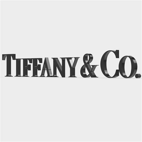 Tiffany Logo - 3D Model by 3d_logoman