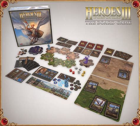 HoMM3: The Board Game - Puzzle town boards