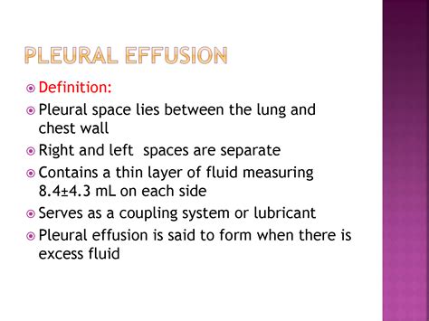 Solution Pleural Effusion Studypool