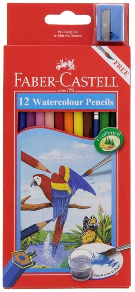 Faber Castell 12 Water Colour Pencils Aldeera Mall