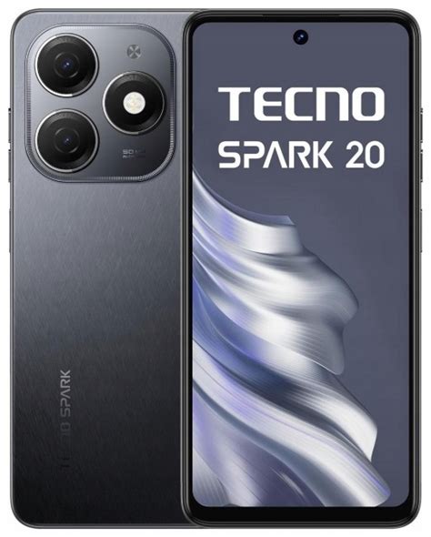 Smartfon Tecno Spark 20 8 GB 256 GB 4G LTE Czarny Sklep Opinie