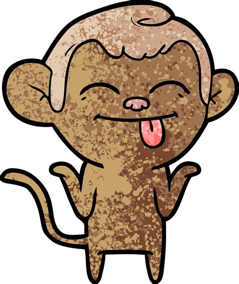 Funny Cartoon Monkey 45298573 Png