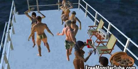 Foxy D Cartoon Blonde Babe Getting Fucked On A Boat Tnaflix