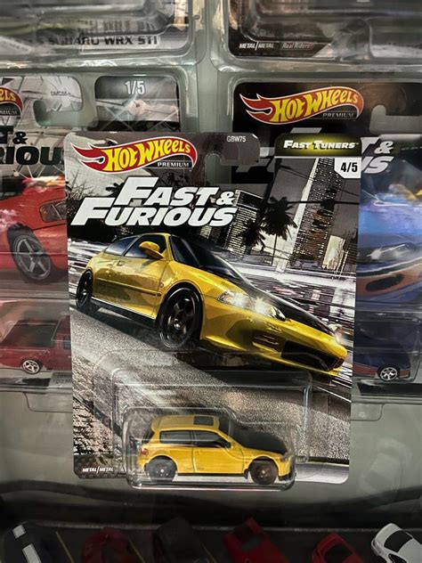 Hot Wheels Premium Fast And Furious Honda Civic EG Hobbies Toys Toys Games On Carousell