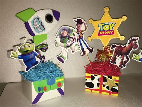 Toy Story Centerpieces Buzz And Woody Toy Story Birthday Woody Toy