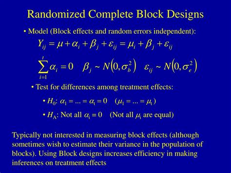 PPT - Randomized Block Design PowerPoint Presentation, free download ...