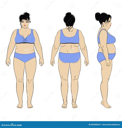 Naked Standing Woman Stock Vector Illustration Of Nude