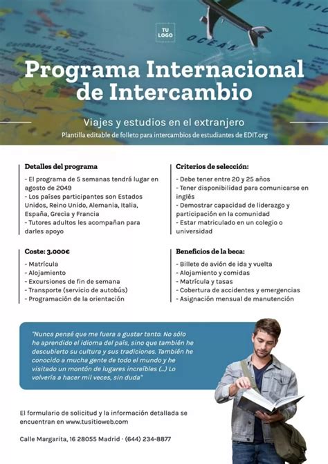 Diseños para Programas de Intercambio a personalizar