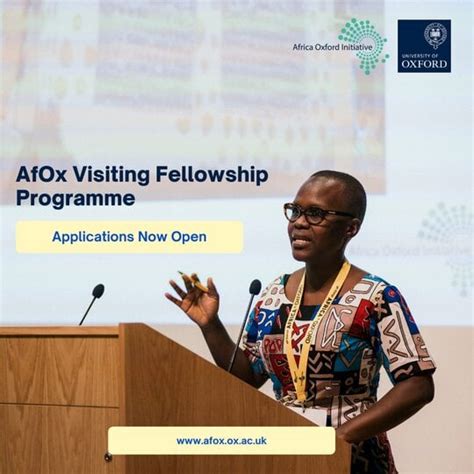 Africa Oxford Initiative Afox Visiting Fellowship Program 2024 2025