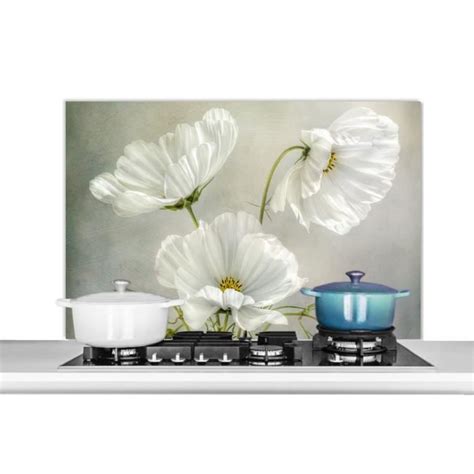 Fond De Hotte MuchoWow Aluminium 100x65 Cm Fleurs Nature Morte