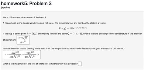 Solved homework5: Problem 3 (1 point) Math 215 Homework | Chegg.com