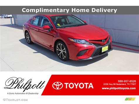 2020 Supersonic Red Toyota Camry Se 139546643 Photo 9