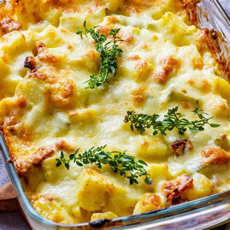 Potato Bacon Casserole Recipe - Happy Foods Tube