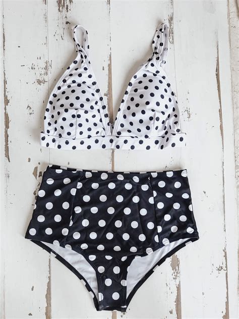 Polka Dot High Waisted Bikini The Beach Life Blog