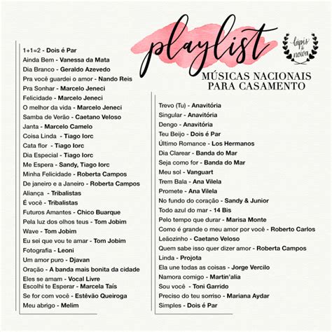 Música De Casamento Como Escolher A Trilha Sonora Do Grande Dia Música De Casamento Playlist