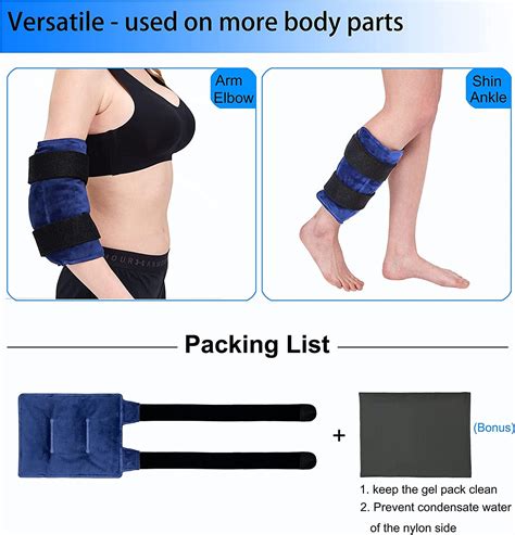 Koo Care Knee Ice Pack For Injuries Reusable Gel Wrap For Pain Relief Swelling Hot Cold