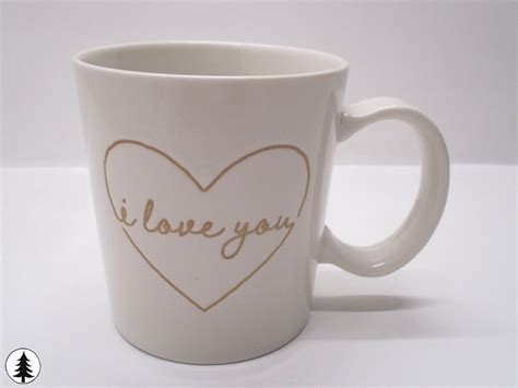 Target Threshold I Love You Mug Stoneware 16oz Modern Classic Romantic