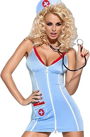 Sexy Surgical Nurse Role Play Fancy Dress Outfit Bedroom Lingerie Role Play Dress Up Costume One