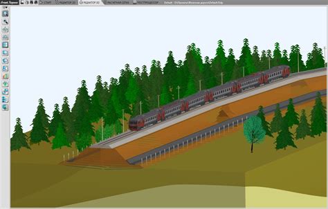 Теплотехнический расчет железной дороги на ММГ | Frost 3D