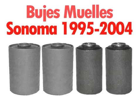 Bujes Rb Para Muelles Gmc Sonoma 1995 Al 2004 Hule metal Envío gratis