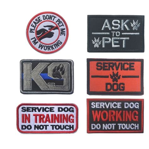 PTSD SERVICE DOG IN TRAINING DO NOT TOUCH Patches Working DOG THERAPY TRAINING dog Tactical k9 ...