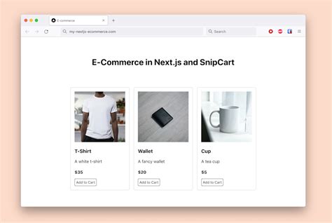 Nextjs Ecommerce How To Build An Ecommerce With Next And Snipcart