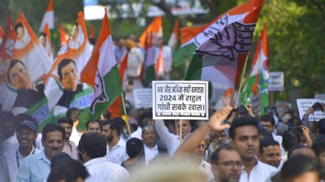 Poster War Turns Bitter BJP And Congress At Loggerheads India News