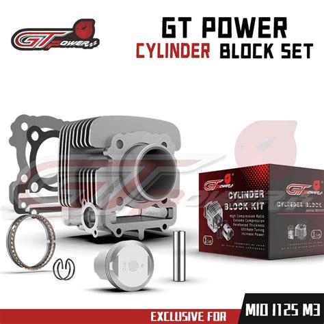 GT POWER CYLINDER BLOCK SET MIO I 125 MIO I 125 M3 MIO SOUL I 125