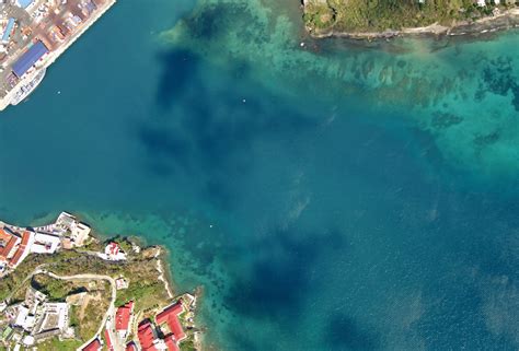 St. Georges Harbor Inlet in St. Georges, Grenada Island, Grenada