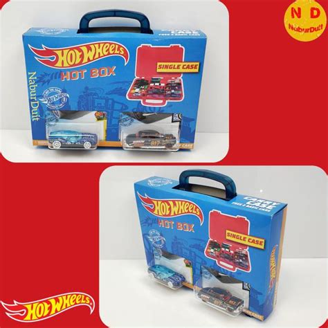 Jual Hot Wheels Paket Carry Case Koper Kotak Box Original Mattel Hotwheels Hitam Shopee