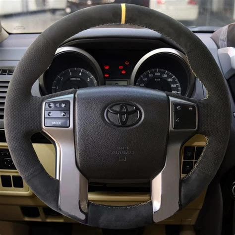 Замшевый чехол на руль автомобиля на заказ, 100% подходит для Toyota ...