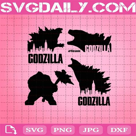 Godzilla Svg Bundle Svgdaily Daily Free Premium Svg Files