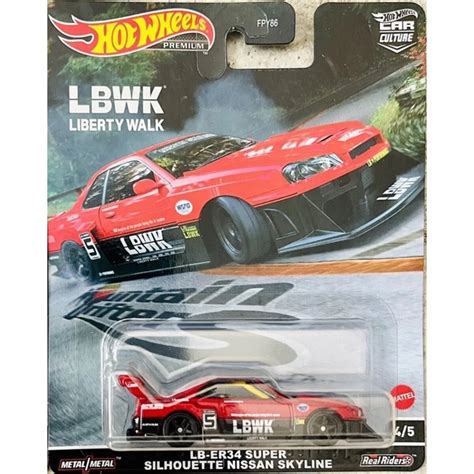 Hot Wheels Nissan Skyline Lb Er Super Silhouette Shopee Brasil