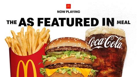 Mcdonalds Presents The As Featured In Meal