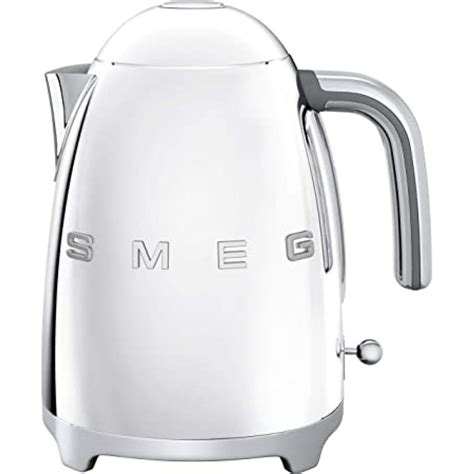 Smeg 3d Logo Kettle Polished Steel Selectric