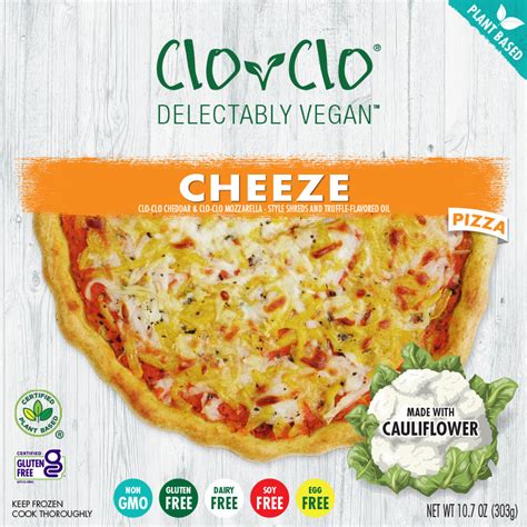 Cheeze Pizza Clo Clo Vegan Foods