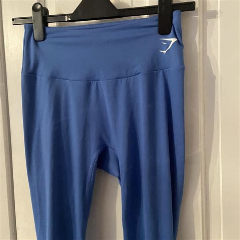 Gorgeous Blue Gymshark Leggings Gymshark Leggings Depop