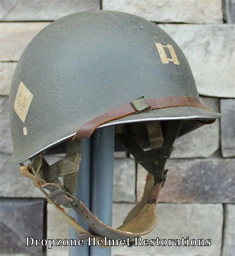 Wwii M2 Dbale Airborne Helmet 501st Front Seam Westinghouse Paratrooper