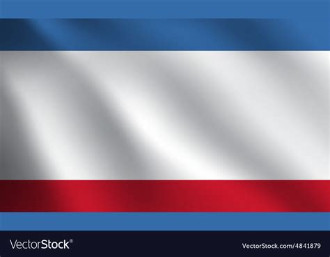 Crimea flag Royalty Free Vector Image - VectorStock