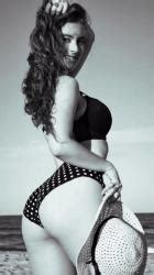 INSTA Laila Wolf Black Bikini At The Beach 3 Sept 2023 Phun