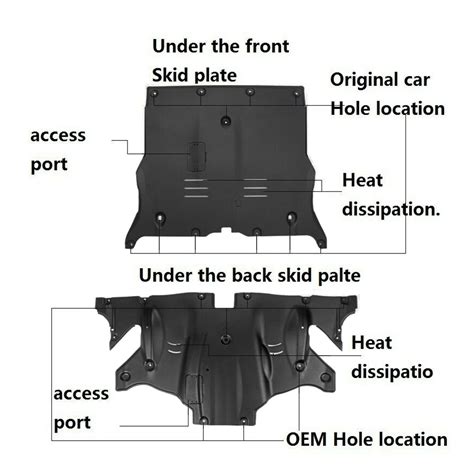 Tesla Model 3 or Y Aluminum Aero Shield Set