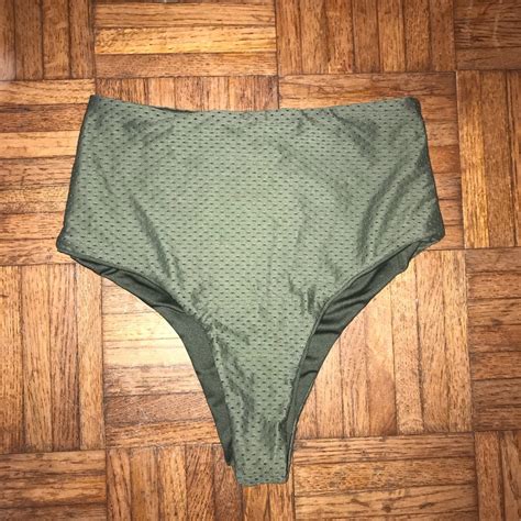 Reversible Green San Lorenzo Bikini Bottom Gem