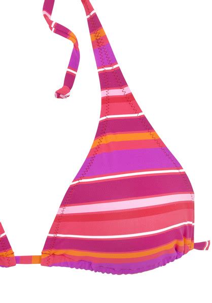 S Oliver Triangel Bikini Top Fun Pink Bedruckt Cup C D 34