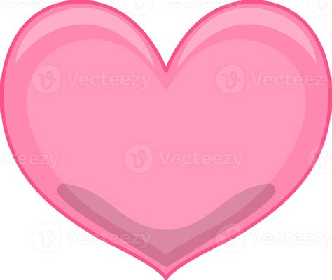 Corazón Clásico Marco Rosado Corazón Plano Icono Diseño 19837357 Png