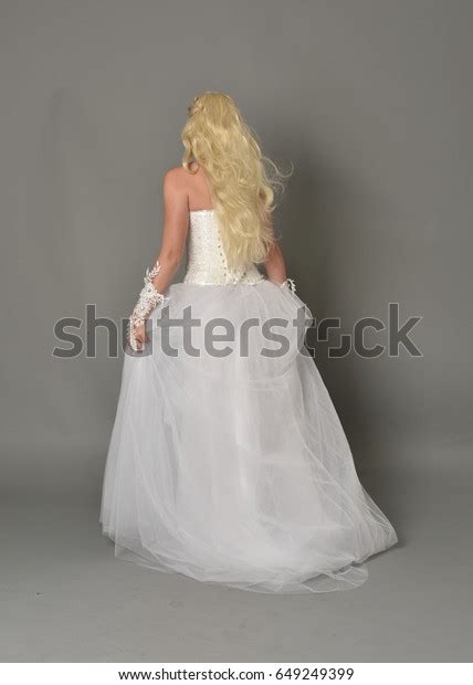 Full Length Portrait Blonde Woman Wearing Stock Photo Shutterstock
