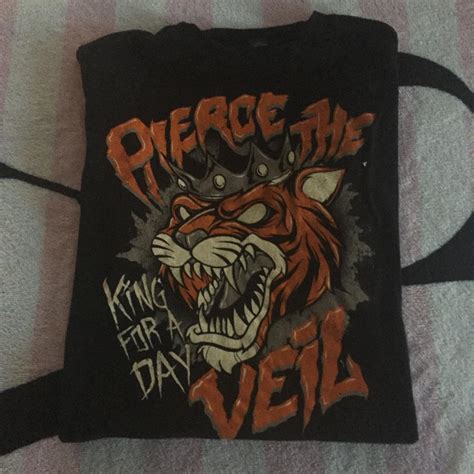 Pierce The Veil King For A Day Tee From Hot Topic Depop