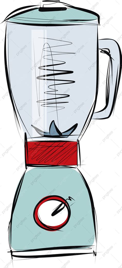 Desenho De Liquidificador - Desenho De Liquidificador Em Um Fundo Branco PNG , Misturado ...