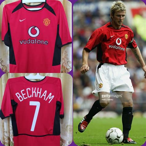 Jual Jersey Retro MU Manchester United Home 2002 2003 2004 Beckham