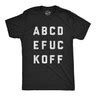 Hidden Message T Shirt Black EIIGY POCR OFF FUCK OFF T Shirt It You
